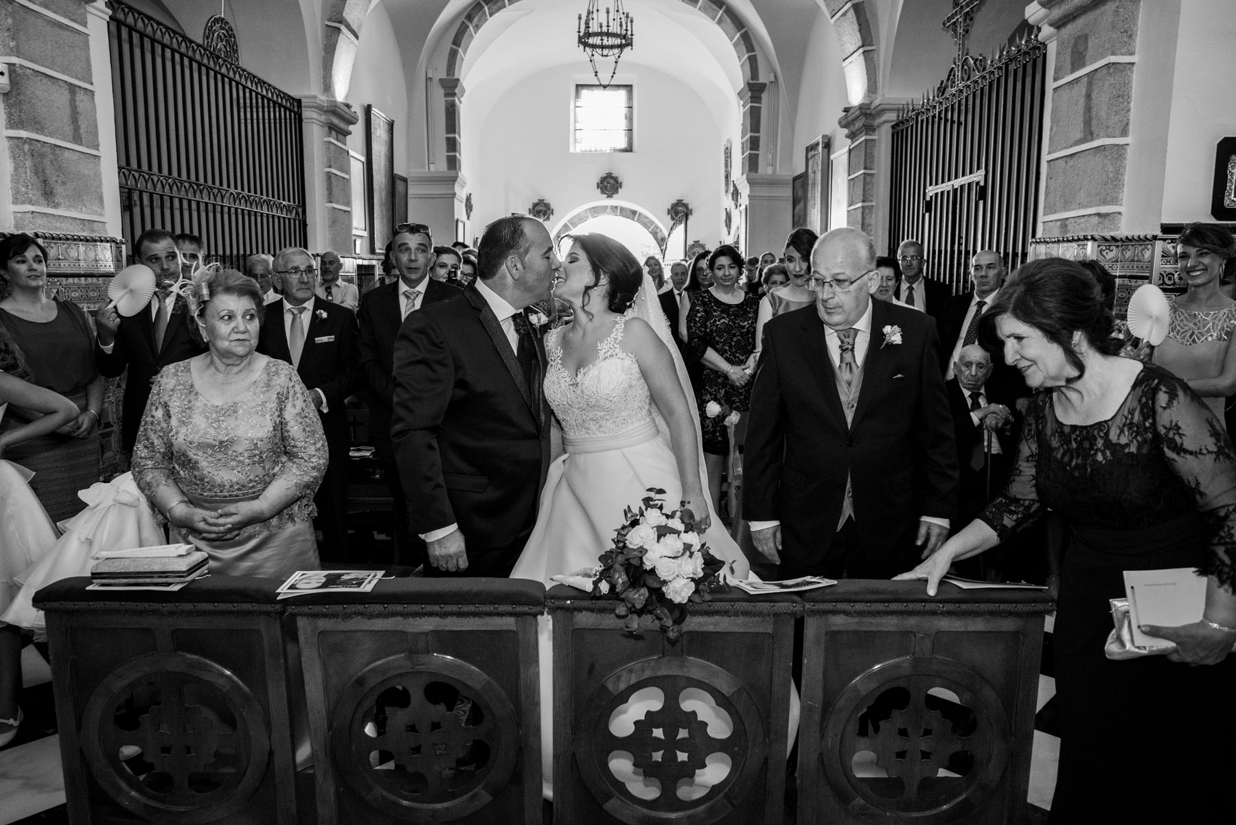 Fotografía de boda religiosa en Badajoz
